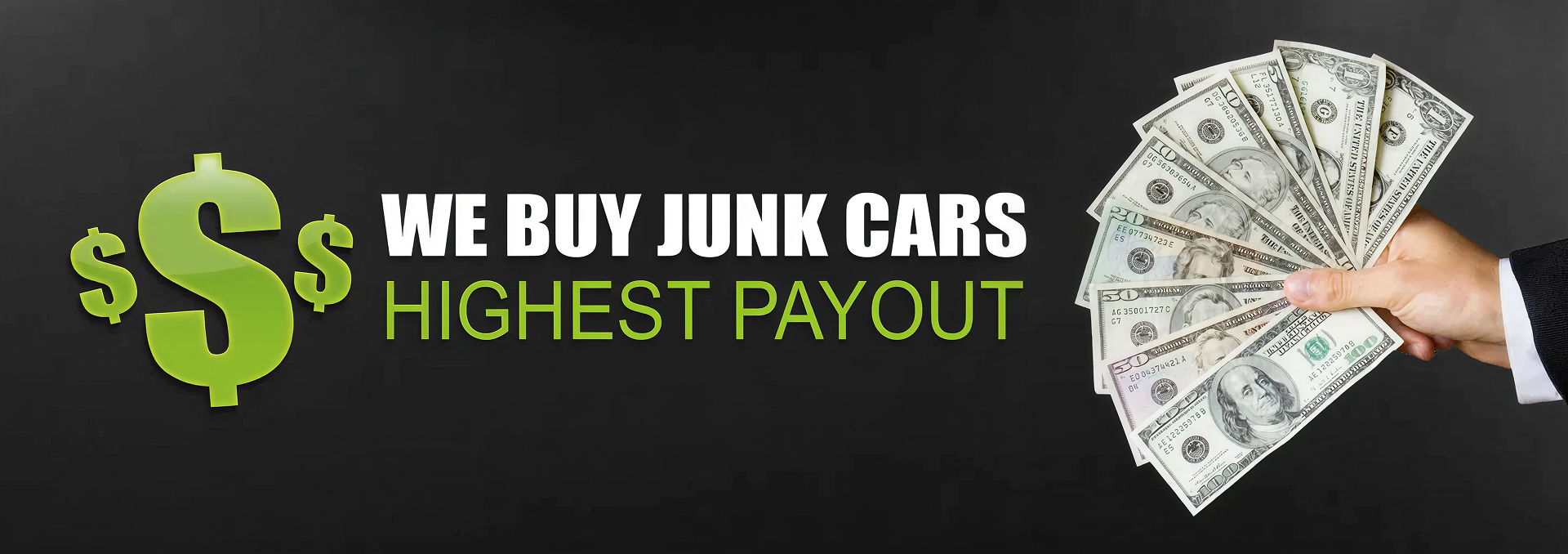We buy junk cars, highest payout.